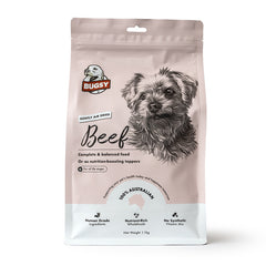 BUGSY Premium Air-Dried Raw Beef Dog Dry Food