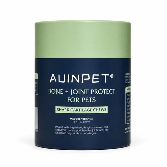 AUINPET BONE + JOINT PROTECT Shark Cartilage Chews For Pets 120g
