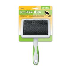 Andis Firm Slicker Brush Large White Lime Green