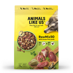 Animals Like Us Raw Mix 50 Grass Fed Lamb Freeze Dried Dog Food