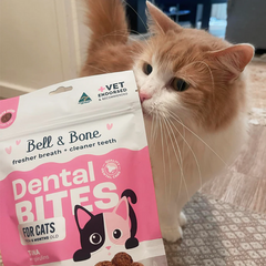 Bell & Bone Dental Bites for Cats - Tuna & Spirulina