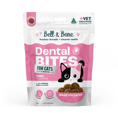 Bell & Bone Dental Bites for Cats - Tuna & Spirulina