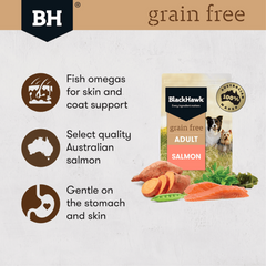 Black Hawk Grain Free Salmon Adult Dry Dog Food