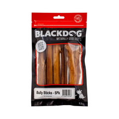 Blackdog Bully Sticks Dog Treats 5 pack