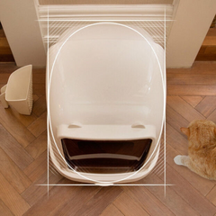Catidea Portable Hooded Cat Litter Box