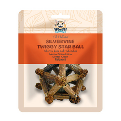 Freecat All Nature Silvervine Twiggy Star Ball - 1pc