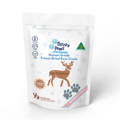 Freezy Paws Freeze Dried Dogs and Cats Treats Venison Steak 70g