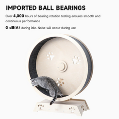 Honeypotcat Fit & Fun Active Runner Wood Cat Wheel - Shipping Only