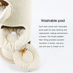 Honeypotcat Cosy Sisal Barrel With Plush Top - Deluxe 115cm - Shipping Only