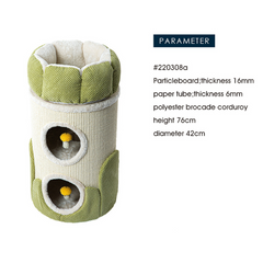 Honeypotcat Arctic Snug Double Sisal Barrel - 75cm - Shipping Only