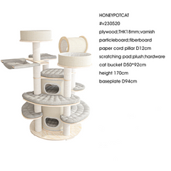 Honeypotcat Beverly Crest Cat Perch - 170cm - Shipping Only