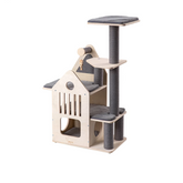 Honeypotcat Deluxe Two-Level Cat Villa - 113cm - Shipping Only