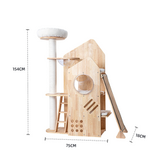 Honeypotcat MZ Grand Chateau Ascend Cat Catsle With Space Capsule - 154cm - Shipping Only