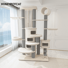 Honeypotcat Prestige Wood Cat Wonderland - 221cm - Shipping Only