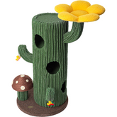 Honeypotcat Solo Cactus Bloom Cat Tree - Green 120.5cm - Shipping Only