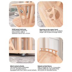 Honeypotcat Belgravia Skywalk Cat Tower - 190cm - Shipping Only