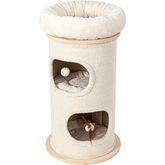 Honeypotcat Cosy Sisal Barrel With Plush Top - Compact 89cm - Shipping Only