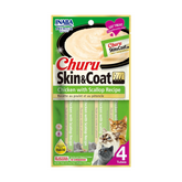 Inaba Churu Cats Treats Skin & Coat Chicken with Scallop Recipe (4pcs/pack)