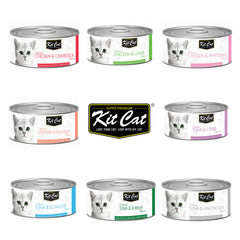 Kit Cat Grain Free Wet Cat Food Can 80g
