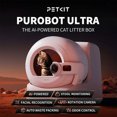 PETKIT Purobot Ultra AI-powered Cat Litter Box With Camera & Accessories - Shipping Only
