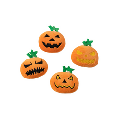 Pikapet Halloween Squeezing Pumpkin Cat Toy x 4pcs Assorted