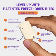 Wonderfur Freeze-Dried Yogurt Bites Senior Support Cat Treats 50g