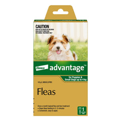 Advantage Spot-on Flea Treatment For Small Dogs Up To 4Kg 1pk