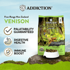 Addiction Viva La Venison Dry Cat Food 1.8kg