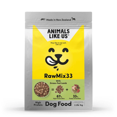 Animals Like Us Raw Mix 33 Grass Fed Lamb Freeze Dried Dog Food 2kg