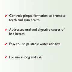 Aquadent Fresh Dental Water Additive for Dogs & Cats 250ml