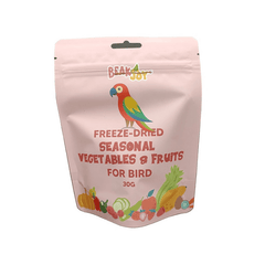 BeakJoy Freeze Dried Seasonal Vegetables & Fuits For Bird 30G