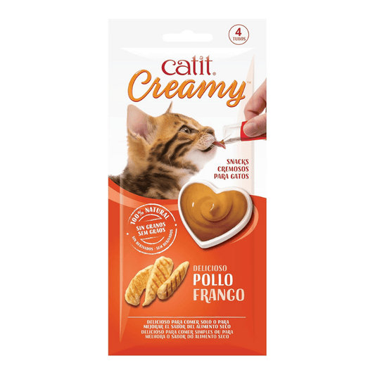 Catit Creamy Treats Chicken 4 x 10g