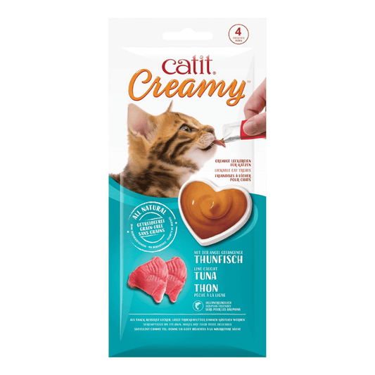 Catit Creamy Treats Line Caught Tuna 4 x 10g