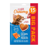 Catit Creamy Treats Atlantic Salmon & Prawn 15 x 10g