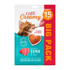 Catit Creamy Treats Line Caught Tuna 15 x 10g
