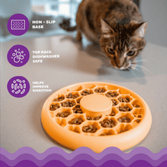 Catstages Cat Slow Feeder Interactive Bowl