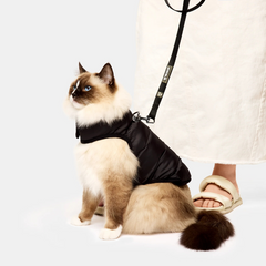 Cat Harness Australia Catventure Cat Puffer Jacket Black