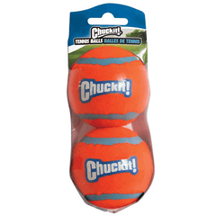 Chuckit Tennis Ball Small 5cm Dog Toy 2pk