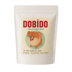 DOBIDO Freeze Dried Squid Dog Cat Treats 2-4pcs