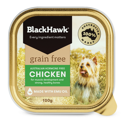 Black Hawk Grain Free Adult Chicken Wet Dog Food 100g
