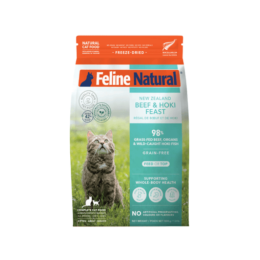 Feline Natural Beef & Hoki Feast Freeze-Dried Cat Food