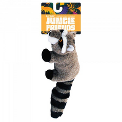 Furkidz Jungle Friends Raccoon Dog Toy 20cm