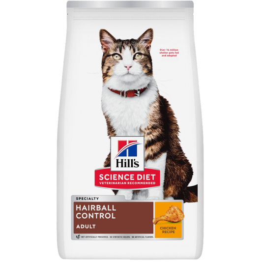 Hills Science Diet Adult Hairball Control Dry Cat Food