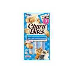 Inaba Churu Bites Chicken wraps Tuna Scallop Cat Treats 30g