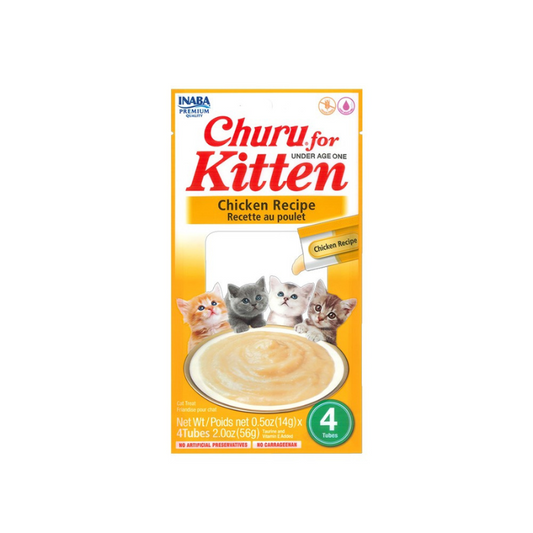 Inaba Churu For Kitten Chicken Recipe (4pcs/pack)