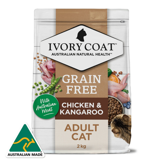 Ivory Coat Grain Free Adult Cat Food Chicken And Kangaroo