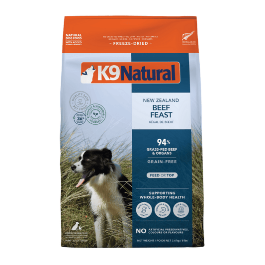 K9 Natural Beef Feast Freeze-Dried Dog Food