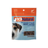 K9 Natural Beef Lung Protein Bites Dog Treats 60g
