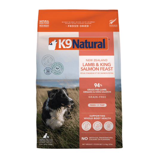 K9 Natural Lamb & King Salmon Feast Freeze-Dried Dog Food