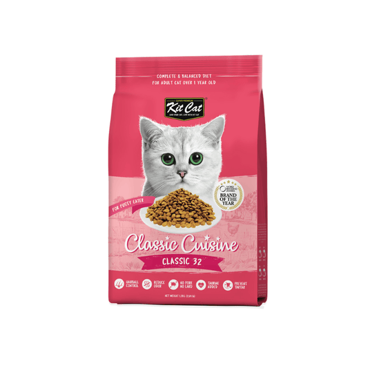 Kit Cat Natural Premium Classic 32 Taurine Added Cat Dry Food